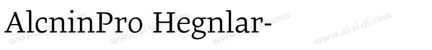 AlcuinPro Regular字体转换